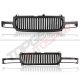 GMC Sierra 2500 1999-2002 Black Vertical Grille and Headlights LED DRL Bumper Lights