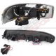 GMC Sierra 2500 1999-2002 Black Vertical Grille and Headlights LED DRL Bumper Lights