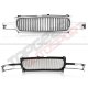 GMC Sierra 2500 1999-2002 Chrome Vertical Grille and Smoked Clear Headlights Set