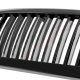 GMC Sierra 1500 2003-2006 Black Vertical Grille and Headlights Set