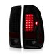 Ford F550 Super Duty 1999-2007 LED Tail Lights Black Smoked