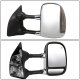 Ford F450 Super Duty 2003-2007 Chrome Towing Mirrors Power Heated Smoked LED Signal Lights