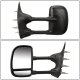 Ford Econoline Van 2003-2007 Black Manual Towing Mirrors