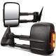 Chevy Silverado 1500HD 2001-2002 Towing Mirrors Power Heated Smoked LED Signal Lights