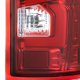 GMC Sierra 3500HD 2015-2019 Custom LED Tail Lights Red Clear