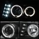 GMC Canyon 2004-2012 Black Halo Projector Headlights and Tail Lights