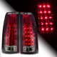 GMC Suburban 1992-1999 LED Tail Lights Red and Smoked