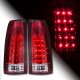 Chevy 1500 Pickup 1988-1998 LED Tail Lights Red and Clear