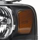 Lincoln Mark LT 2006-2008 Black Euro Headlights