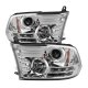 Dodge Ram 2010-2018 Clear Projector Headlights Tube DRL