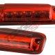 Chevy Silverado 1500HD 2001-2006 Red Full LED Third Brake Light with Cargo Light