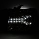 Chevy Silverado 2007-2013 Smoked Projector Headlights LED DRL Facelift