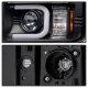 Chevy Silverado 3500HD 2015-2019 Black Projector Headlights LED DRL