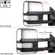 GMC Sierra 3500HD 2007-2014 Chrome Towing Mirrors Clear LED DRL Power Heated