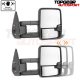 Chevy Suburban 1992-1999 Chrome Power Towing Mirrors Clear LED Running Lights