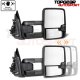 Chevy Silverado 2014-2018 Chrome Towing Mirrors Clear LED DRL Power Heated