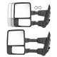 Ford F350 Super Duty 2008-2016 Chrome Towing Mirrors Power Heated Smoked LED Signal