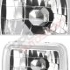 Dodge Ram 50 1981-1993 Red Halo Tube Sealed Beam Headlight Conversion