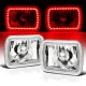 Acura Integra 1986-1989 Red SMD LED Sealed Beam Headlight Conversion