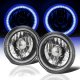 Chevy Camaro 1967-1981 Blue SMD LED Black Chrome Sealed Beam Headlight Conversion