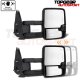 GMC Sierra 2500HD 2007-2014 White Towing Mirrors Clear LED DRL Power Heated