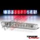 Chevy Silverado 2007-2013 Clear Full LED Third Brake Light Cargo Light