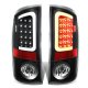 Dodge Ram 3500 2007-2009 Black LED Tail Lights Tube