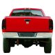 Dodge Ram 2007-2008 Black Smoked LED Tail Lights Red Tube