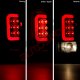 Dodge Ram 3500 1994-2002 Black LED Tail Lights Red Tube