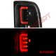 Dodge Ram 3500 1994-2002 Black LED Tail Lights Red Tube