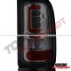 Dodge Ram 1994-2001 Smoked LED Tail Lights Red Tube