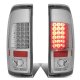 Ford F250 Super Duty 2008-2016 Chrome LED Tail Lights