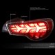 Subaru BRZ 2013-2020 Black LED Tail Lights Clear Signal