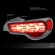 Subaru BRZ 2013-2020 Chrome LED Tail Lights Clear Signal