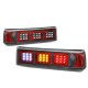 Ford Mustang 1987-1993 Black LED Tail Lights