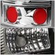 Chevy Silverado 1500HD 2001-2002 Chrome LED Tail Lights Tube