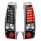 Chevy Silverado 1500HD 2001-2002 Black LED Tail Lights