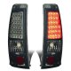 Chevy Silverado 2500HD 2001-2002 Smoked LED Tail Lights