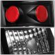 Chevy Silverado 2500 1999-2002 Black LED Tail Lights Red Tube