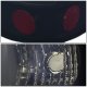 GMC Sierra 2500 1999-2004 Black Smoked LED Tail Lights Red Tube