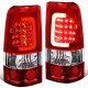 GMC Sierra 2500 1999-2004 LED Tail Lights Red Tube