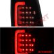 Chevy Silverado 1500HD 2003-2006 Black Smoked LED Tail Lights Red Tube