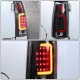 Chevy Blazer Full Size 1992-1994 Black LED Tail Lights Red Tube