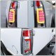 Cadillac Escalade 1999-2000 Chrome LED Tail Lights Red Tube