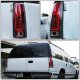 Chevy Suburban 1992-1999 LED Tail Lights Red Tube