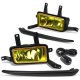 Chevy Suburban 2015-2020 Yellow Fog Lights Black Trim