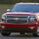 Chevy Suburban 2015-2020 Yellow Fog Lights Chrome Trim