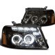 Ford F150 2004-2008 Smoked Halo Projector Headlights LED