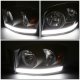 Dodge Ram 2500 2006-2009 Black Headlights LED DRL Tube