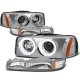 GMC Sierra 1500HD 2001-2002 Halo Projector Headlights and Bumper Lights